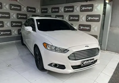 Ford fusion titanium 2.0 gtdi eco. awd aut.  - branca - 2014/2014