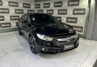 Honda civic sedan ex 2.0 flex 16v aut.4p  - preta - 2017/2017