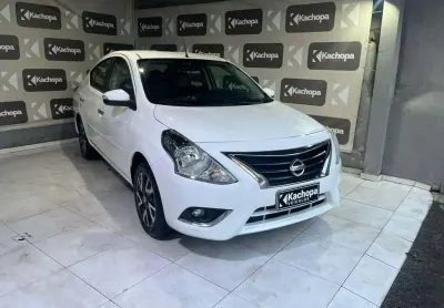 Nissan versa unique 1.6 16v flexstart 4p aut.  - branca - 2016/2017