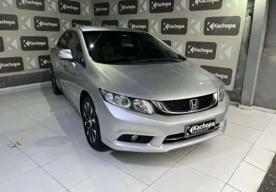 Honda civic civic - prata - 2014/2015