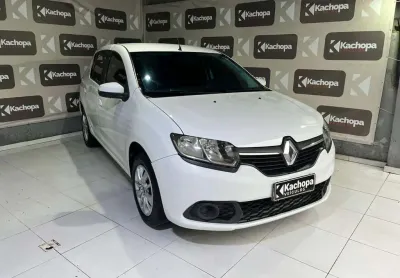 Renault sandero expression flex 1.6 16v 5p  - branca - 2017/2018