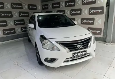 Nissan versa unique 1.6 16v flex 4p mec.  - branca - 2015/2016