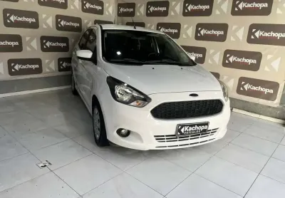 Ford KA 1.0 SE/SE Plus TiVCT Flex 5p  - Branca - 2016/2017