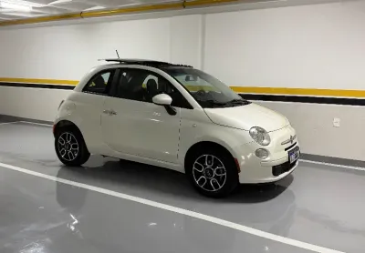 Fiat 500 cult 2014, teto solar, pneus bons, revisado, automático