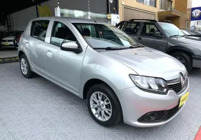 Renault sandero expression flex 1.0 12v 5p  - prata - 2019/2020