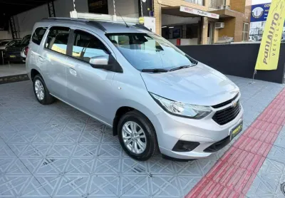 Chevrolet spin lt flex  automática   - prata - 2018/2019
