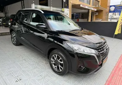 Nissan kicks sense 1.6 flex aut unico dono - preta - 2022/2022