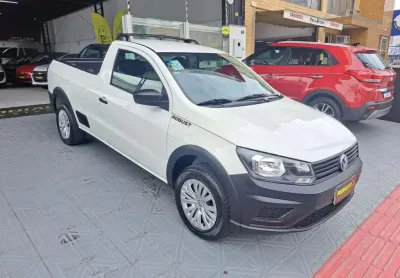 Volkswagen saveiro robust 1.6 total flex completa - branca - 2019/2020