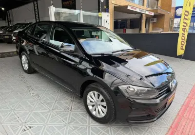Volkswagen virtus 1.6 msi flex automático   - preta - 2020/2021