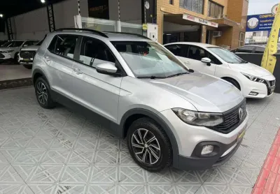 Volkswagen t-cross sense 200 tsi 1.0 flex 5p aut.  - prata - 2021/2021