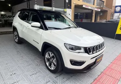 Jeep compass longitude flex aut único dono 60 mil km  - branca - 2019/2020