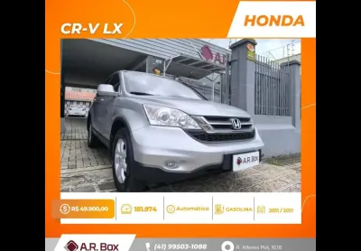 Honda cr-v lx 2011 aut prata completo