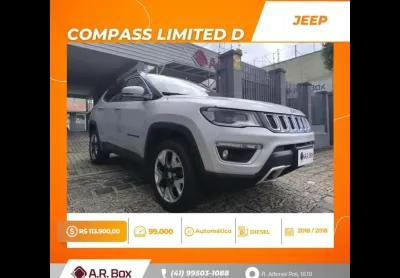 Jeep compass limited d 2018 prata
