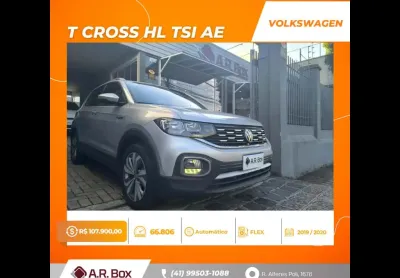 Volkswagen t cross hl tsi ae 2020 prata