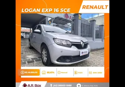 Renault logan exp 16 sce 2020 mec prata