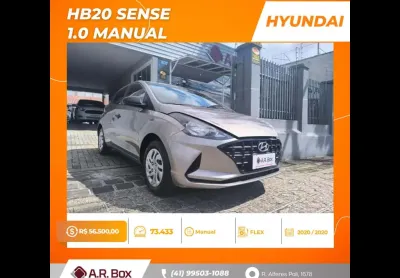 Hyundai hb20 sense 1.0 manual 2020 prata