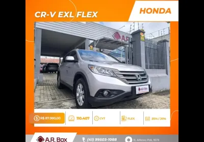 Honda cr-v exl flex 2014 prata