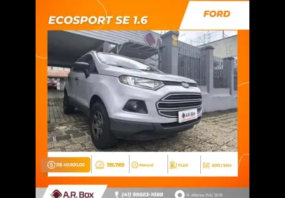 Ford ecosport se 1.6 2014 prata completa