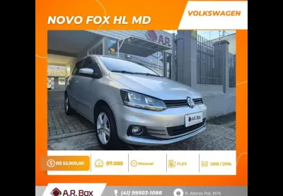 Volkswagen novo fox hl md 2016 prata completo