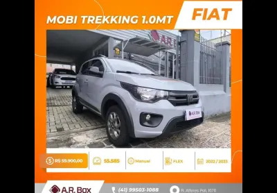 Fiat mobi trekking 1.0mt 2023 cinza