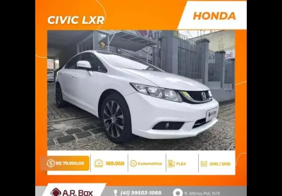 Honda civic lxr 2016 completo branco