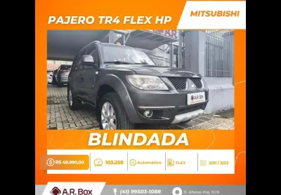 Mitsubishi pajero blindada tr4 flex hp 2012