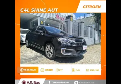 Citroen c4l shine aut 2021 preto