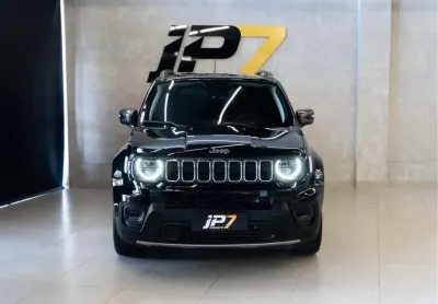 Jeep renegade long. t270 1.3 tb 4x2 flex aut. - preta - 2023/2024
