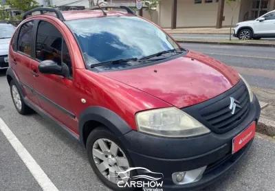 Citroën C3 XTR 1.4 Flex 2008 Vermelho Completo e Aventureiro