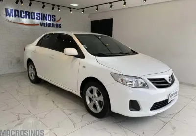 Toyota corolla 1.8 flex automático - branca - 2014/2014