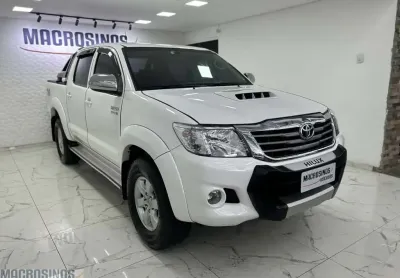 Toyota hilux cd srv d4-d 4x4 3.0 tdi diesel aut  - branca - 2012/2013