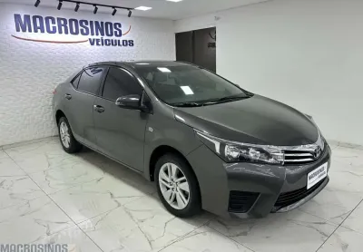 Toyota corolla gli 1.8 flex 16v mec.  - cinza - 2014/2015
