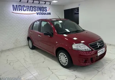 Citroën c3 exclusive 1.4 flex 8v 5p  - vermelha - 2012/2012