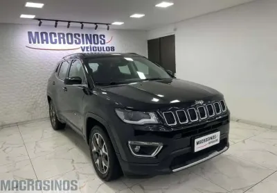 Jeep compass limited 2.0 4x2 flex aut. com teto solar - preta - 2017/2017