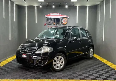 Citroën c3 glx 1.4 flex 8v 5p  - preta - 2012/2012