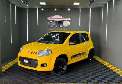 Fiat uno sporting 1.4 evo fire flex 8v 4p  - amarela - 2012/2013