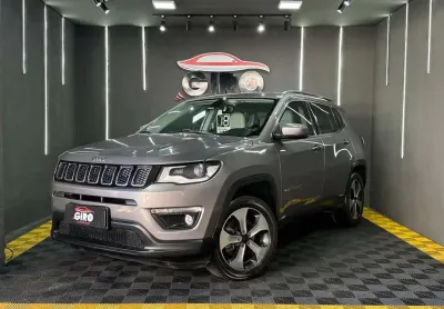 Jeep compass longitude 2.0 4x2 flex 16v aut.  - cinza - 2018/2018