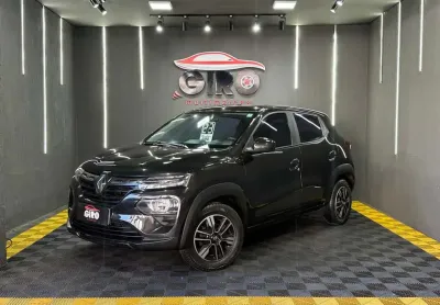 Renault kwid intense 1.0  - preta - 2022/2023