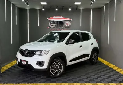 Renault kwid zen 1.0 flex 12v 5p mec.  - branca - 2018/2019