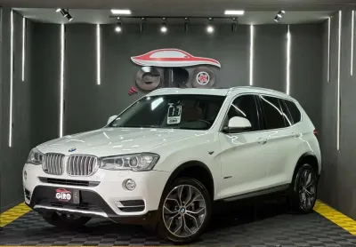 Bmw x3 xdrive 20i 2.0 flex - branca - 2016/2017