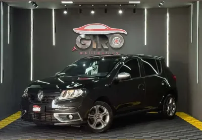 Renault sandero gt line 1.0 12v 5p - preta - 2019/2020