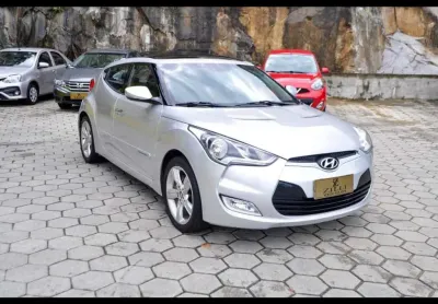 Hyundai veloster 1.6 at  - prata - 2012/2013