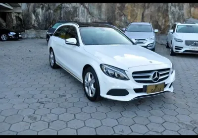 Mercedes-benz mercedes c-300 estate avantgarde 2.0 turbo at - branca - 2017/2018