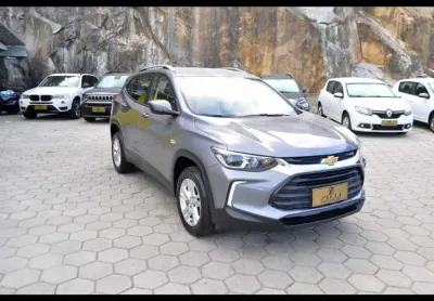 Chevrolet tracker lt 1.0 turbo at  - cinza - 2020/2021