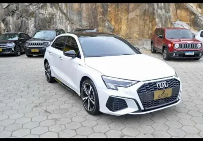 Audi a3 sportback 2.0 s-line turbo at (hibrido)  - branca - 2023/2023