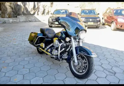 Harley davidson road king ultra classic flhrc - verde - 2001/2001