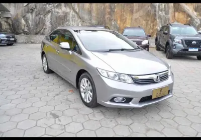 Honda civic lxr 2.0 at  - cinza - 2013/2014
