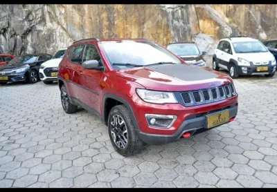 Jeep compass trailhawk 2.0 4x4 at - vermelha - 2017/2017