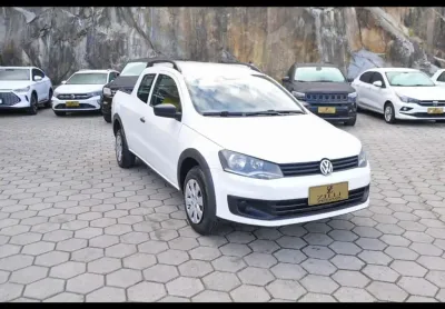 Volkswagen saveiro trendline cd 1.6 mt - branca - 2015/2016