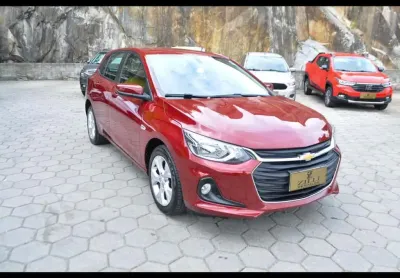 Chevrolet onix ltz 1.0 turbo at  - vermelha - 2022/2023